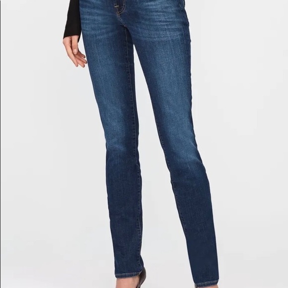 7 for All Mankind Jeans Roxanne Mid Rise - Picture 6 of 6